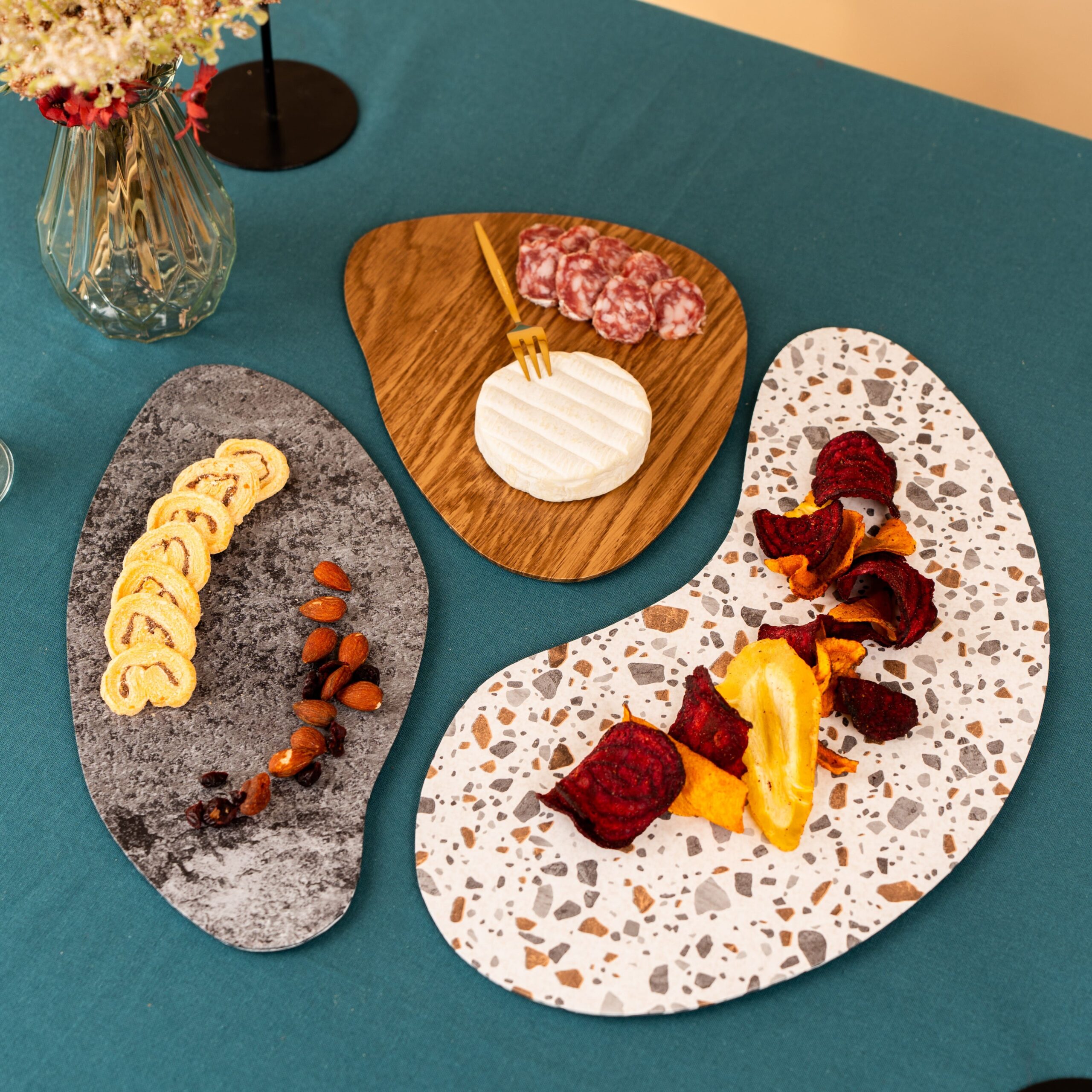 Assiettes de Présentation PALET Terrazzo